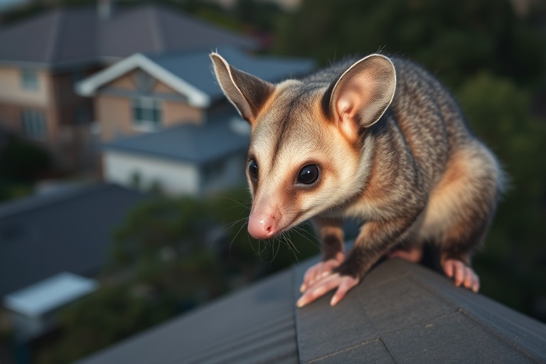 Possum in Darling residential area