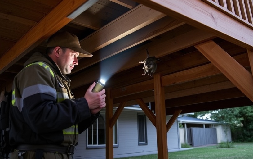 Under Deck Possum Removal in Darling